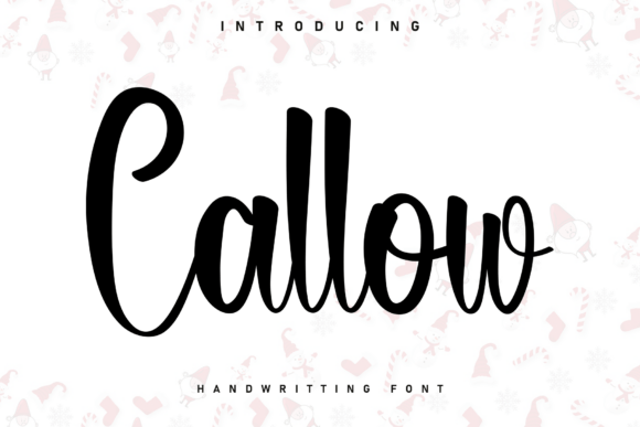 Callow: A Handwritten Font with a Sporty, Relaxed Vibe