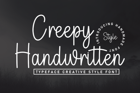 Creepy Handwritten: A Whimsical Font for Handmade Creations