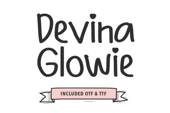 Devina Glowie: A Handwritten Font for Bold Branding