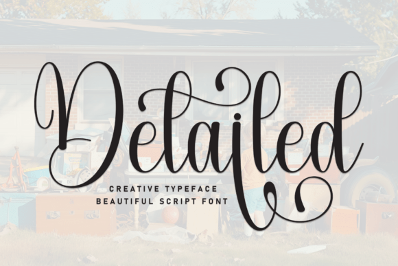 Enhance Your Editorial Design with the Detailed Script Font