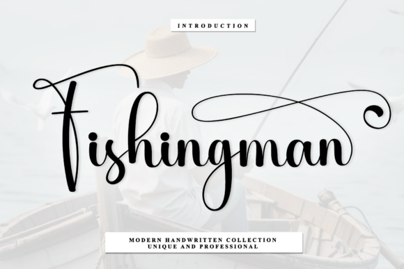 Fishingman Font for Campaign Creatives