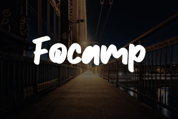 Focamp: A Modern Font for Small Business Branding