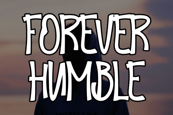 Forever Humble: A Modern Script Font for Polished Branding