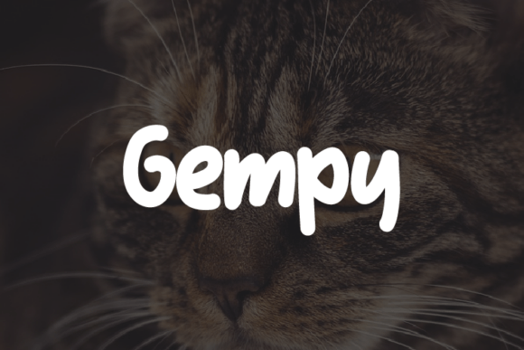 Gempy: A Modern Typeface for Editorial Elegance