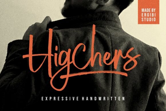 Higchers Script Font for Editorial Design