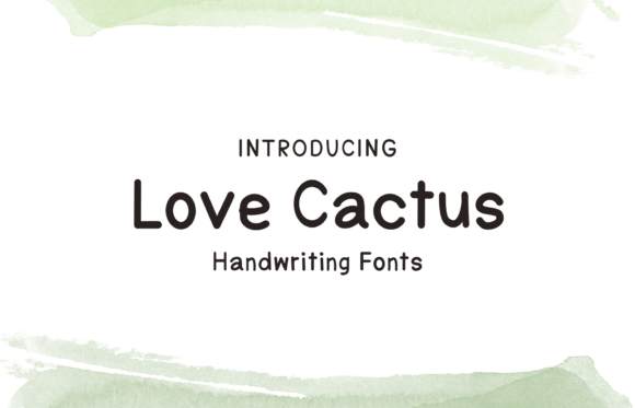 Love Cactus Font for Web Design