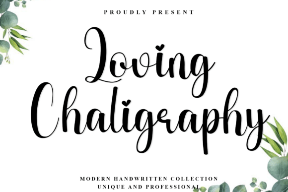 Loving Chaligraphy: A Modern Script Font for Web Design