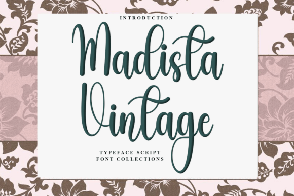 Madista Vintage: A Festive Font for Holiday Branding