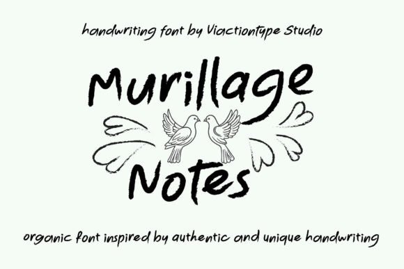 Murillage Notes – A Graceful Font for Your Brand