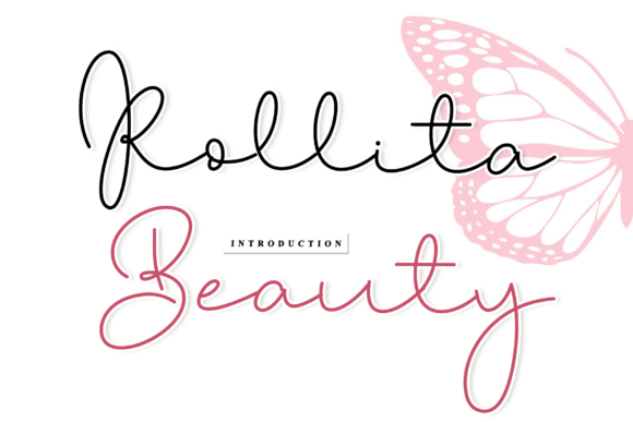 Rollita Beauty: A Sophisticated Script Font for Your Brand
