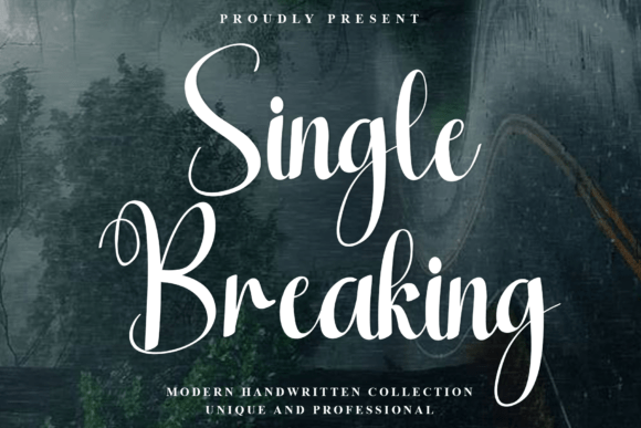 Single Breaking: A Font That Elevates Your Editorial Design