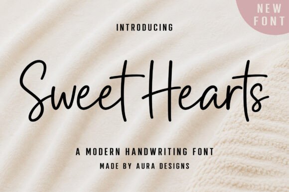 Sweet Hearts Font Review for Branding and Design