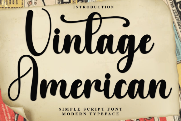 Vintage American Font for Small Business Branding